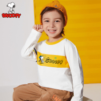 史努比SNOOPY童装儿童T恤男童春秋新款长袖男孩打底衫