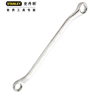 史丹利 公制精抛光45°角双梅花扳手12x14mm 93-904-1-23