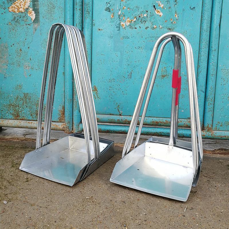 簸箕单个铁撮箕子不锈钢畚斗家用加厚耐用垃圾铲加高铁撮子