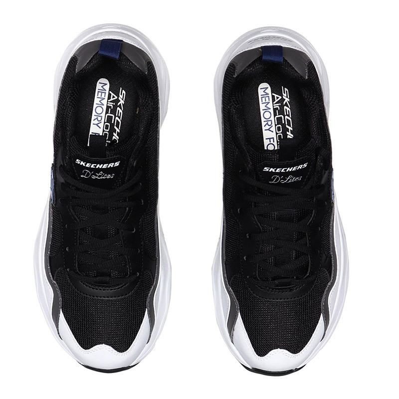 Skechers斯凯奇男鞋休闲鞋2018新款Dlites厚底时尚熊猫鞋999859