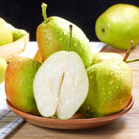 【西沛生鲜】河北精品香梨 新鲜水果 松脆多汁 净重8.7斤 单果150g以上