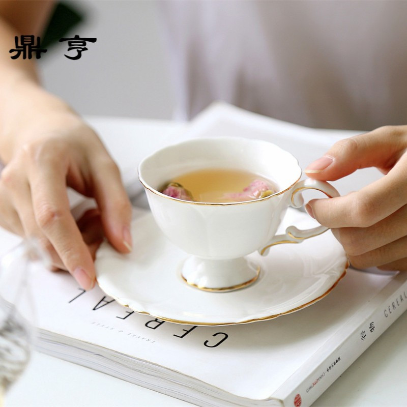 鼎亨欧式花茶壶煮水果茶壶套装陶瓷玻璃温茶炉红茶花茶具蜡烛可