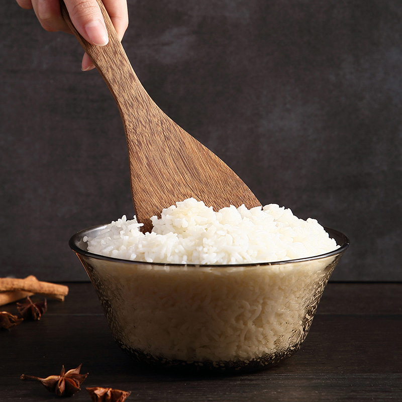 铲子不粘锅专用家用木头木勺可高温的实木木质炒菜铲小锅铲 敬平 饭勺高清大图