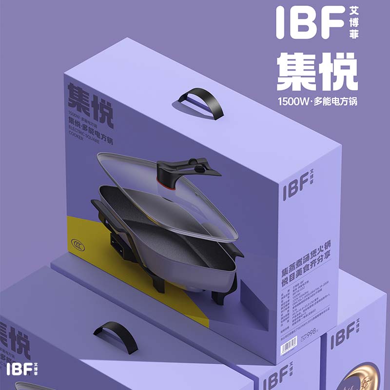 艾博菲集悦-多能电方锅IBFD-016高清大图