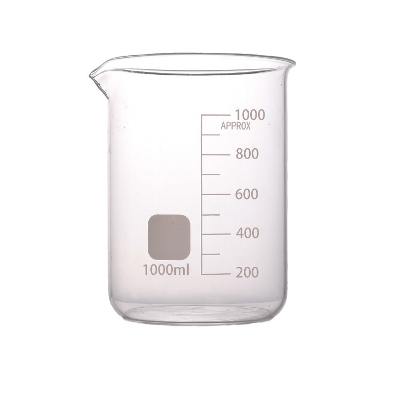 玻璃圆柱烧杯 500ML 1个
