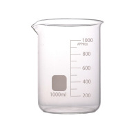 玻璃圆柱烧杯 500ML 1个