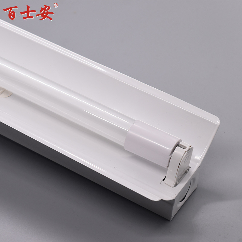 百士安 T8 LED消防应急荧光灯日光灯 单管三防应急日光灯