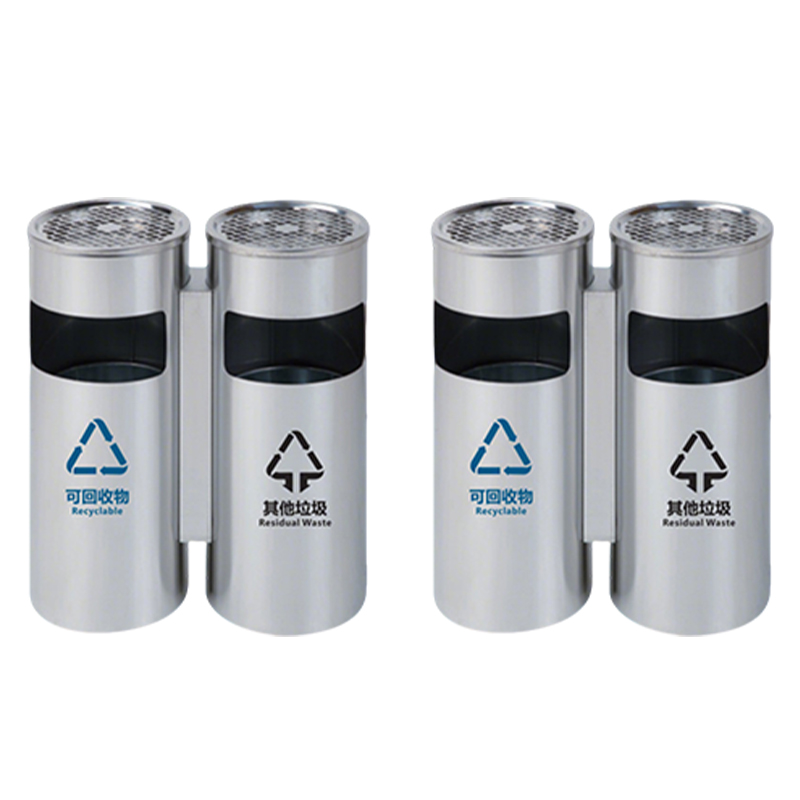 为未来 不锈钢垃圾桶 52*25*61cm 个高清大图