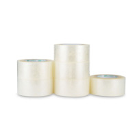 得力30335 高品质透明封箱胶带/打包胶带 60mm*200y(183m/卷) 6卷/筒