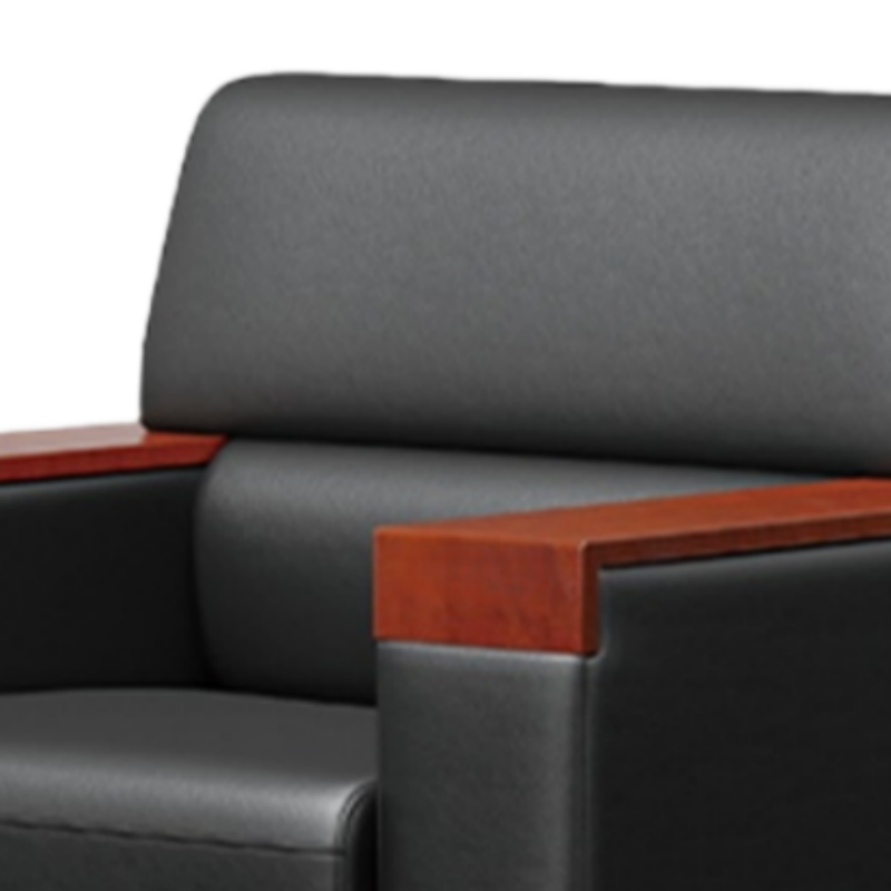 乐琪艺 办公室沙发组合 1+1+3+茶几 套高清大图