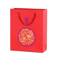 趣涉家居结婚庆用品红色喜袋手提纸袋礼品糖果包装礼盒喜糖盒婚礼回礼袋子收纳用品收纳包