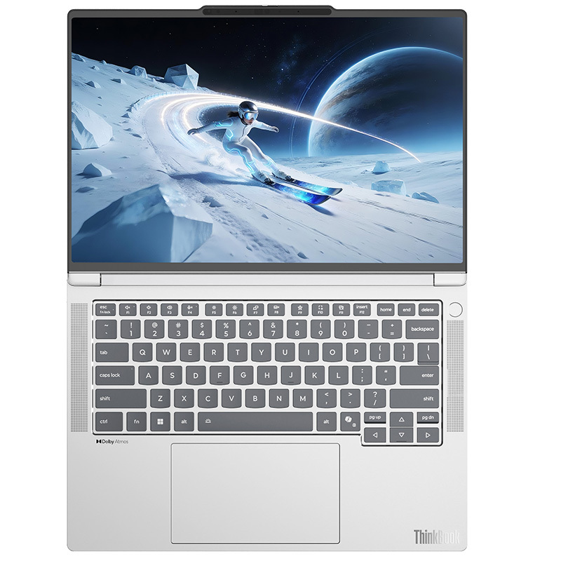 ThinkPad ThinkBook 14+ 02CD 14.5英寸标压便携轻薄笔记本电脑 定制 (锐龙R7-H450 32G内存 2T固态 3K)星耀白高清大图