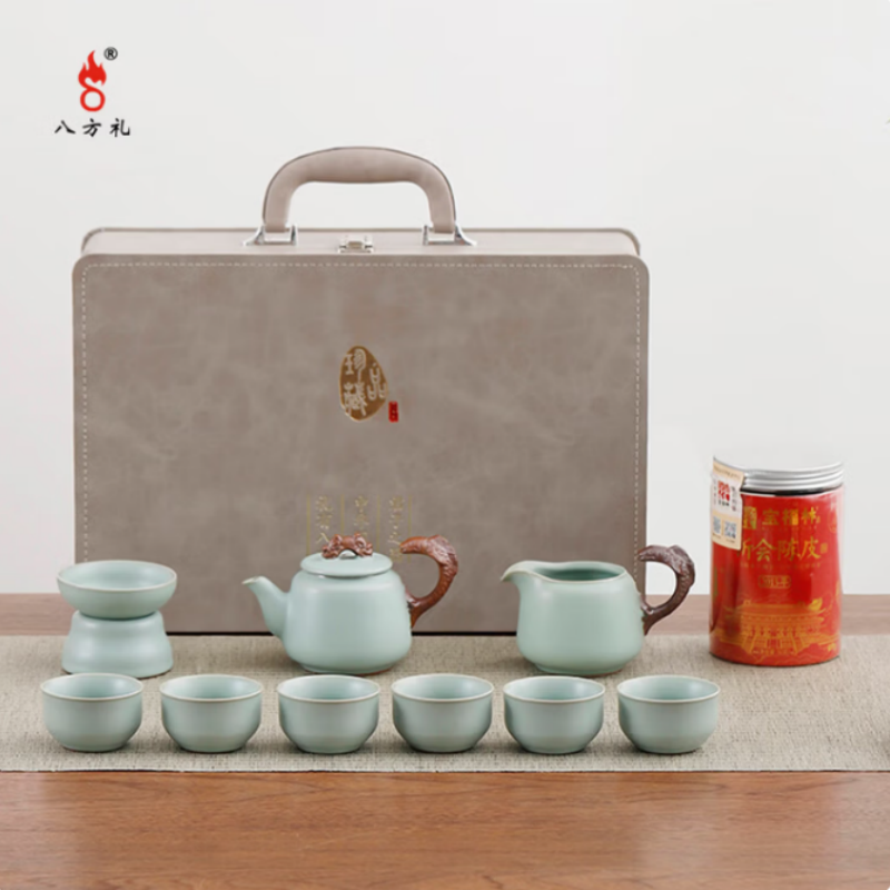 八方礼 鱼跃龙门茶具套装组合 BFL2023-26