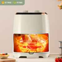 苏宁宜品 空气炸锅 熔岩2机械款5L白色大容量多功能全自动薯条机 HD-ZG019JC(SNYP-ZG5L-W02)