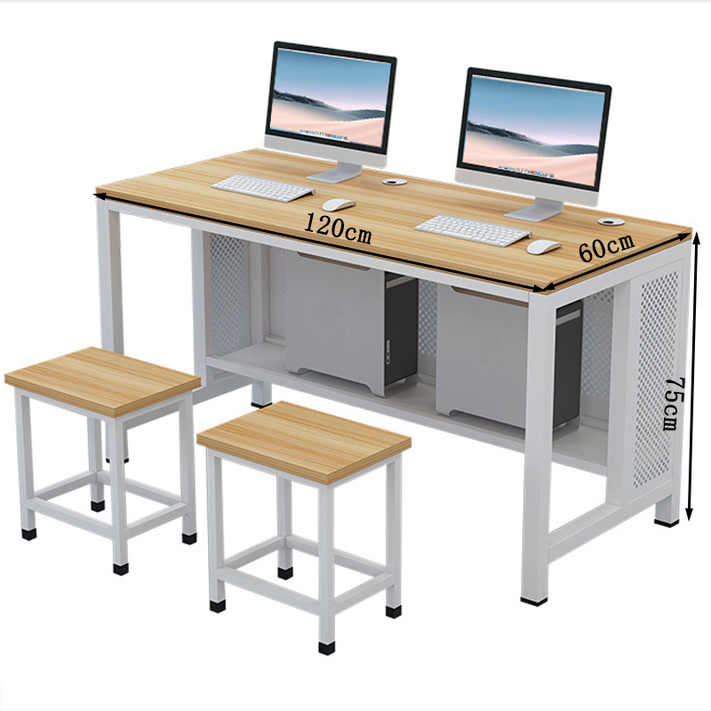 烁恒办公桌双人位套高清大图