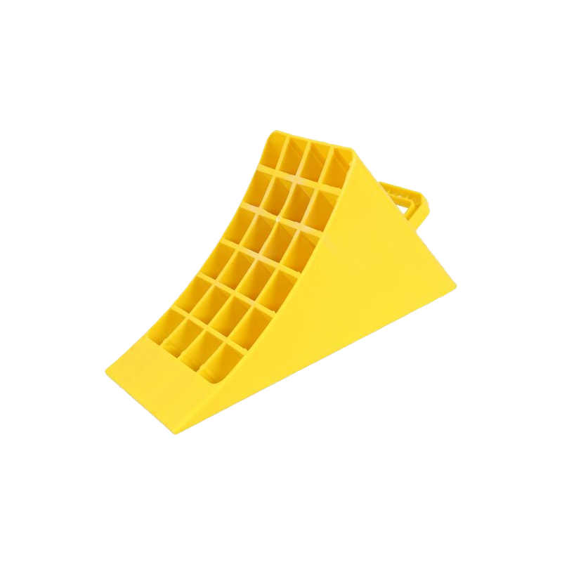 翌嘉YJ4121907 塑料止退器塑料止滑器停车斜坡垫三角木阻车器 450*250*200mm高清大图