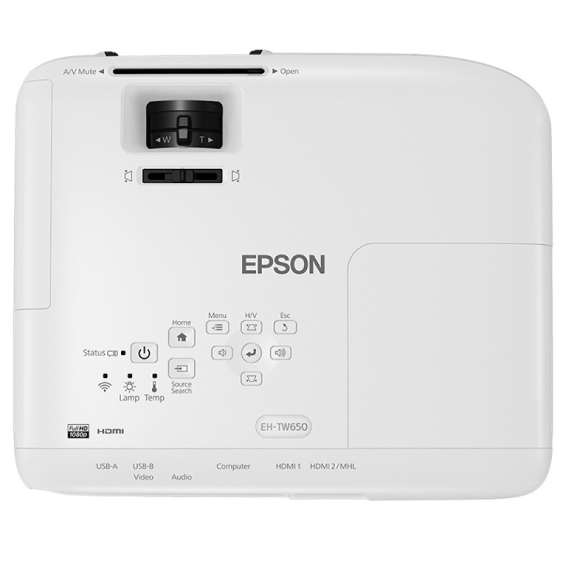 爱普生(EPSON)CH-TW650投影仪 1080P办公家用投影机 3100ANSI流明+免费远程指导