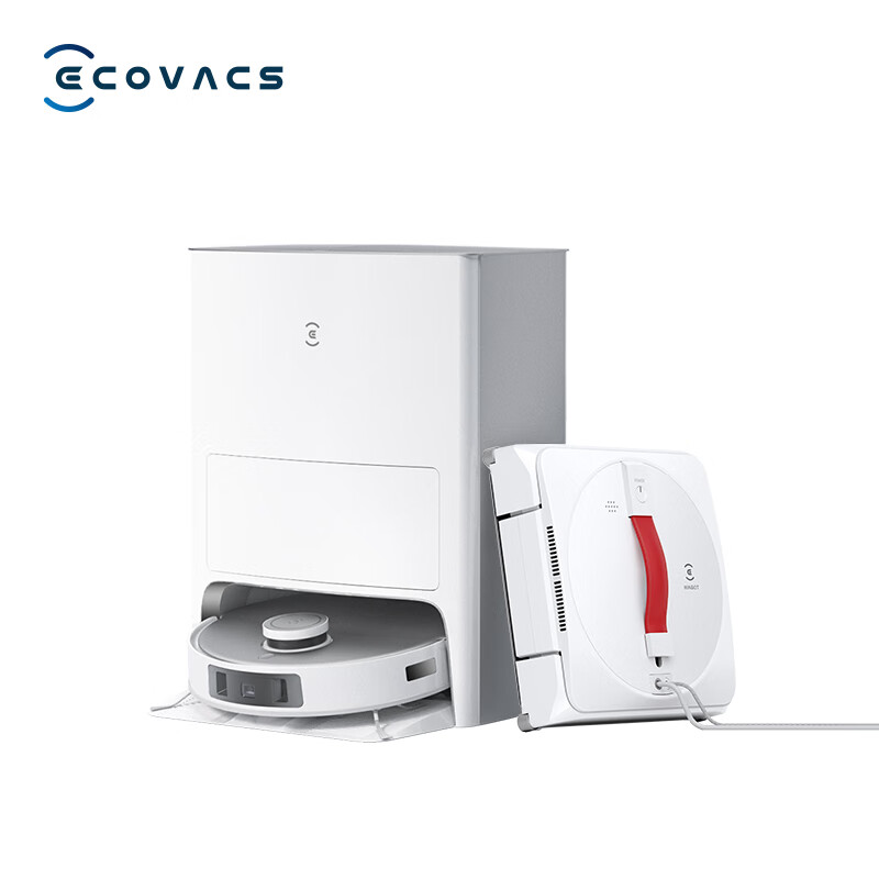 科沃斯(ECOVACS)T20S PRO基站自动清洗集尘 60°C热水洗拖布擦地烘干补水拖地贴边擦地水箱版DLX53