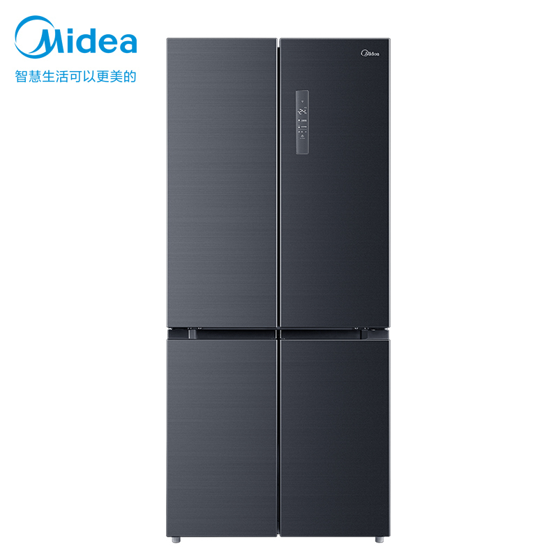 美的(Midea)冰箱 507升高效杀菌净味一级能效双变频十字对开家用电冰箱 BCD-507WTPZM(E)