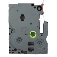 艾洁 标签带24mm白底黑字PL-251 适用兄弟 PT-1010;1100CH;1280;TZe-251标签机色带