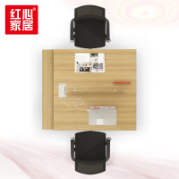 [红心家居]办公家具现代简约电脑桌办公桌双人桌工作桌带储藏柜