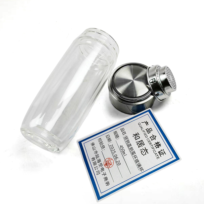 和居态 银钢盖鹅蛋杯玻璃杯 450ml 个高清大图