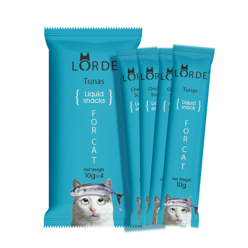 LORDE里兜金枪鱼猫条10g*4条猫零食 磨牙肉条