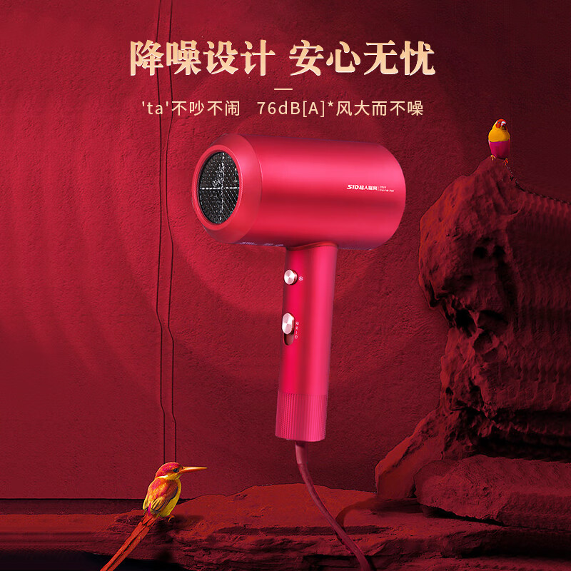 SID超人吹风机DJ818红色高清大图