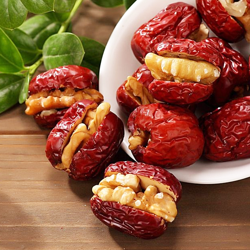 宁百晟枣夹核桃500g/袋高清大图