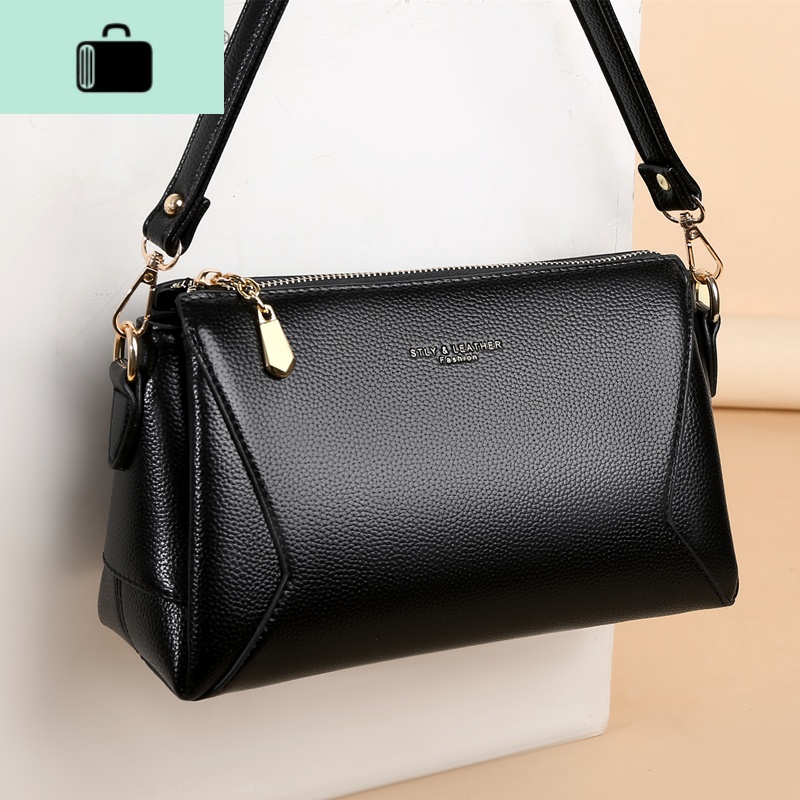 包包女包新款2020时尚斜跨包百搭中年妈妈包大容量单肩斜挎小包潮NEWLAKE高清大图