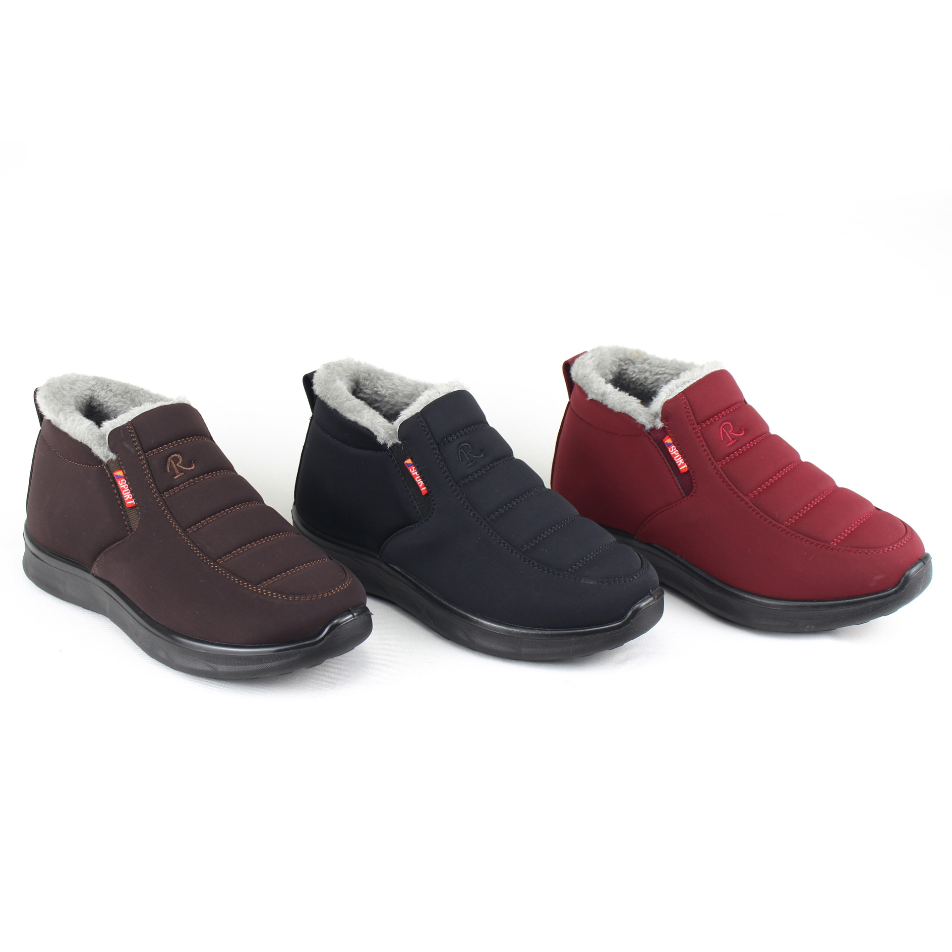 女士棉鞋老北京布鞋中老年棉靴保暖休闲雪地靴高清大图