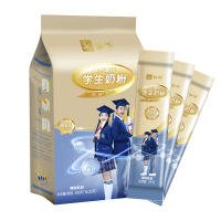蒙牛(MENGNIU)铂金装学生高钙高锌牛奶粉400g小条袋装青少年冲饮早餐