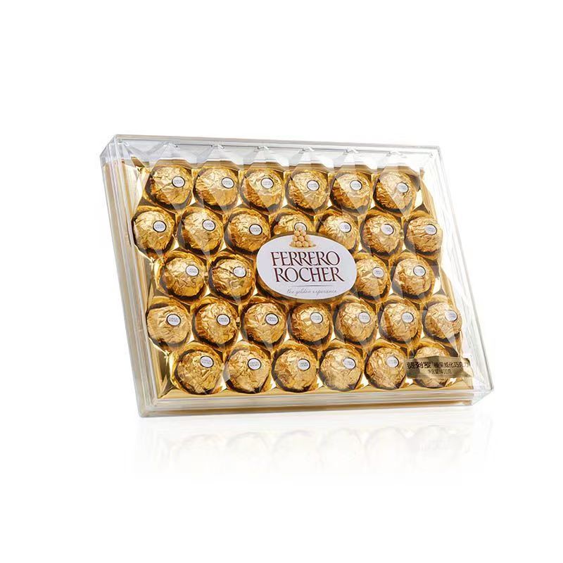 费列罗(FERRERO)榛果威化糖果巧克力制品32粒礼盒装高清大图