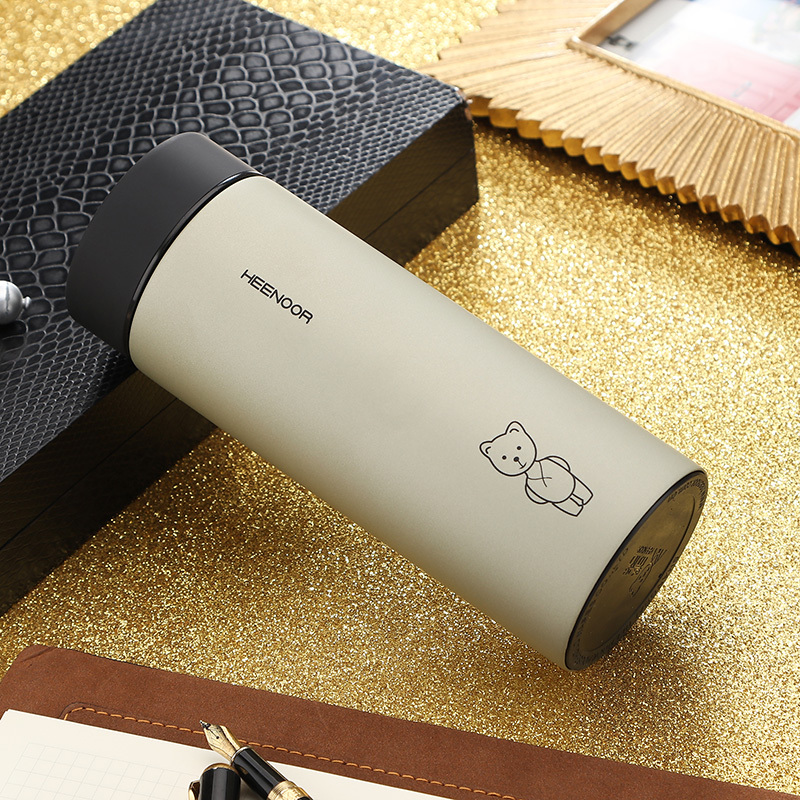 希诺保温杯304不锈钢真空盖杯男士大容量商务办公杯女士儿童小巧便携