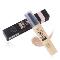 Mistine泰国原装mistine24小时不脱妆粉底液SPF15遮瑕隔离防水防护 F1象牙白25ml PA+++