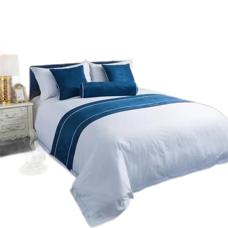 洛菲源 床尾单 星级酒店常用高档装饰布床尾巾（颜色多样可选） 规格45*200cm 条