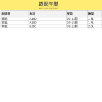 马勒(MAHLE)空气滤LX1652适配09-11款奔驰A160 1.5L/A180 1.7L/B200 2.0L