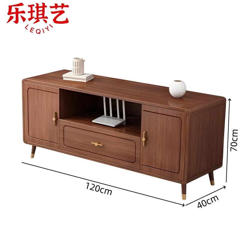 乐琪艺 高脚电视柜 120*40*70cm 个高清大图