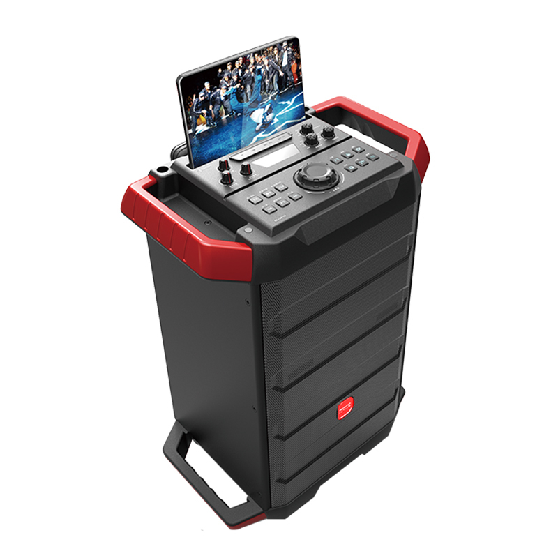 万利达音响户外直播音响户外音响k网红系列10寸300w金属u段话筒2线控