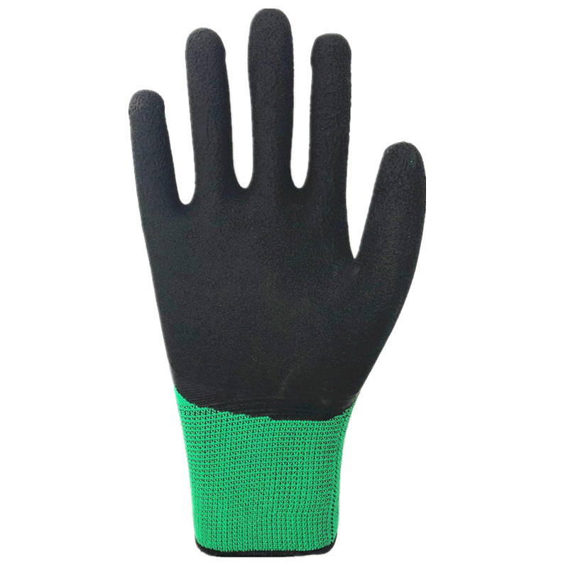 款发泡王12双178元l发泡王劳保手套耐磨浸胶加厚工作防护乳胶皮皱纹