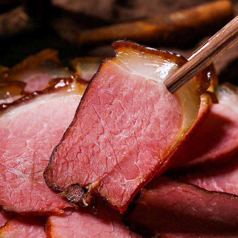 [中华特色]奉节馆 正宗老腊肉500g腊后腿肉四川重庆特产农家自制烟熏