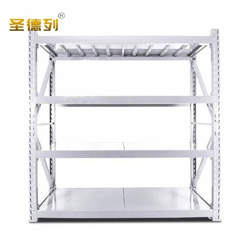 圣德列仓储货架置物架E-4 1500*600*2000四层白色300kg高清大图