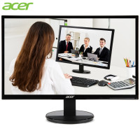 宏碁(acer) 电脑显示器办公家用全高清 黑色款商用可壁挂宽屏显示器 21.5英寸EH220可壁挂/VGA全高清屏