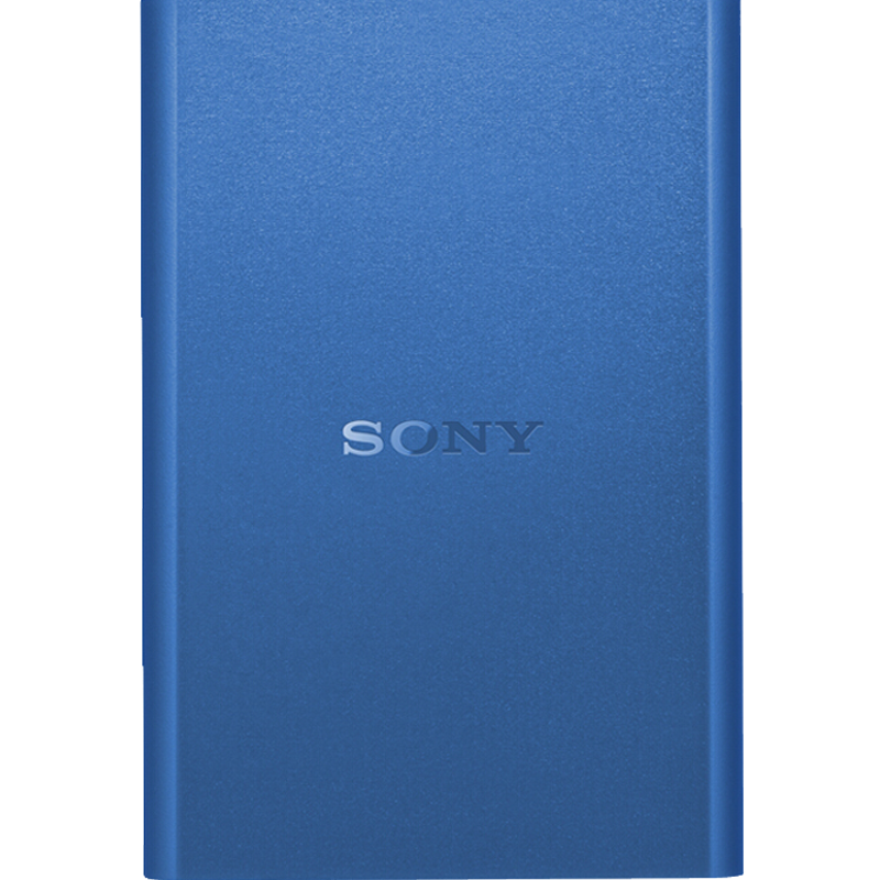 索尼(SONY)HD-B2移动硬盘驱动器 蓝色2.5英寸ABS工程塑料