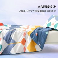 百丽丝家纺印花抗菌夏被单人双人可水洗抗菌科技夏凉被薄被子