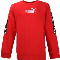 彪马(PUMA)春季男童大童红色圆领休闲运动卫衣581335 11