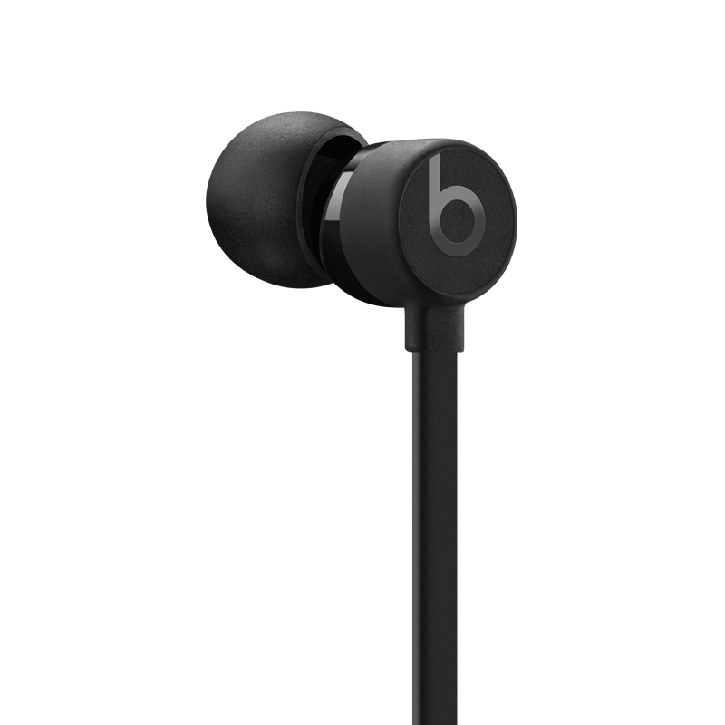 BEATS urBeats3 入耳式耳机 (采用闪电接头) 有线耳机 - 黑色 MU992PA/A