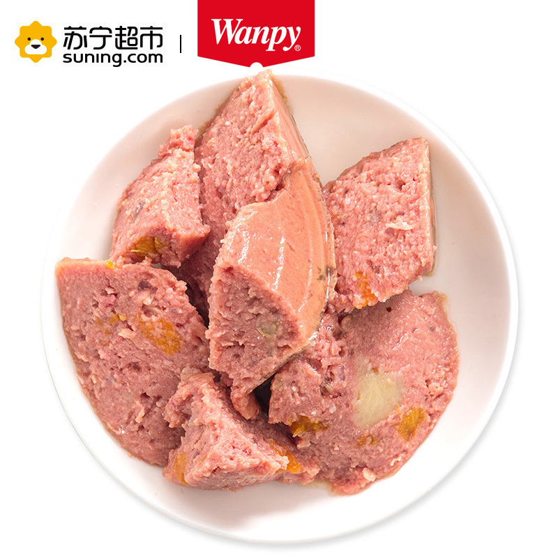 Wanpy顽皮狗罐头375g鸡肉蔬菜肉泥狗罐头拌饭狗湿粮挑嘴粮