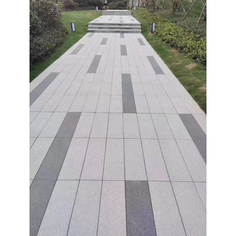 FPBQ 铺地石板花岗岩石材 芝麻白60*60*1.8cm厚/块 大理石火烧板荔枝面地铺石