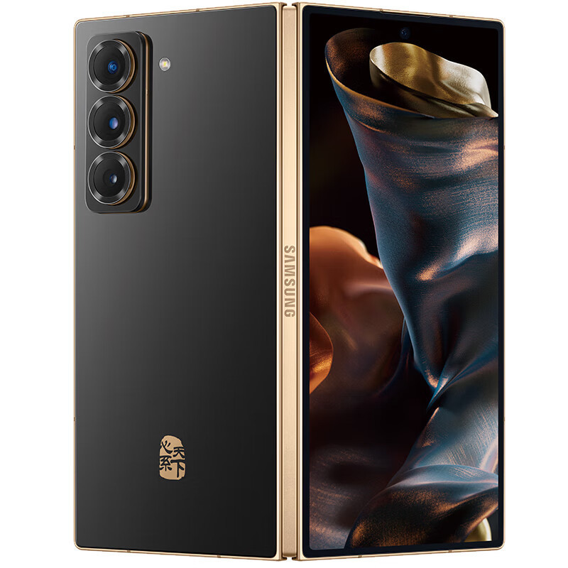 三星W25心系天下 16G+512G 陶瓷黑 折叠屏手机高清大图